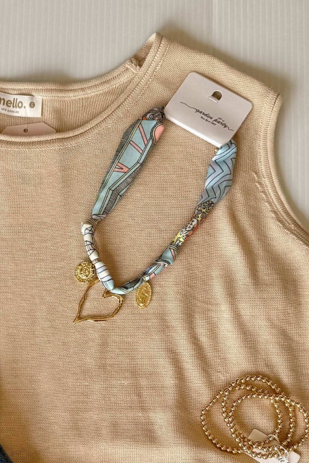 Twist of Love Scarf Necklace