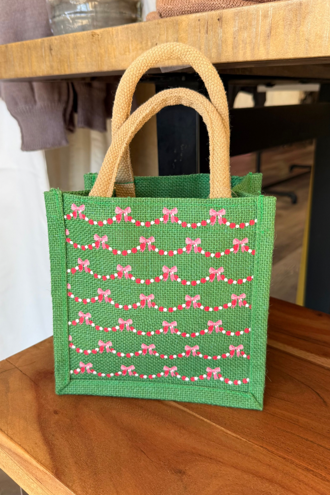 Bow Garland Small Tote