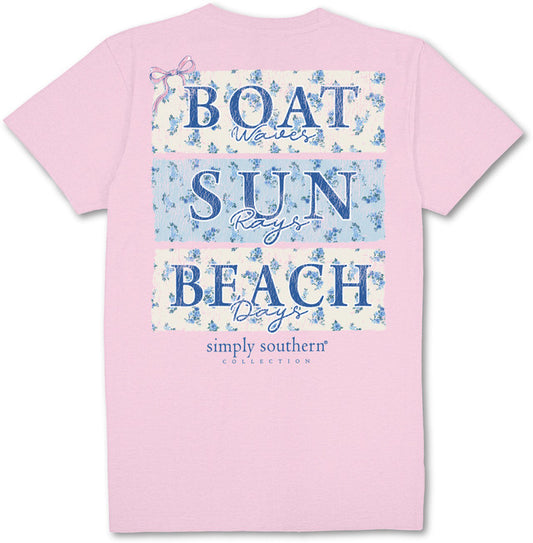 Simply Southern Boat Sun Beach or Lake Tee  **Final Sale**
