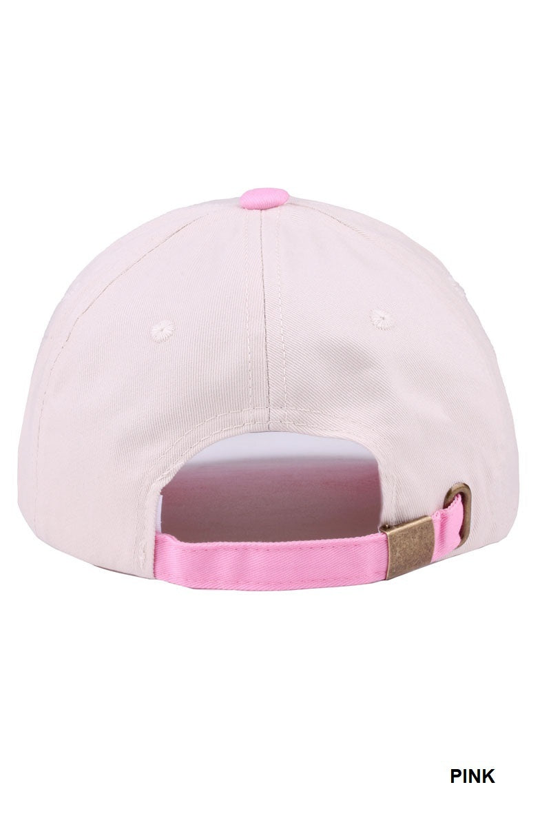 MAMA Two-Tone Canvas Hat