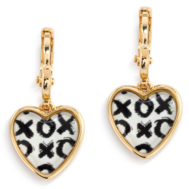 Art Heart Earrings- FINAL SALE