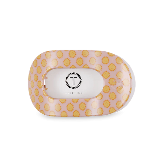 Teleties Sunny Days Ahead Medium Flat Round Hair Clip