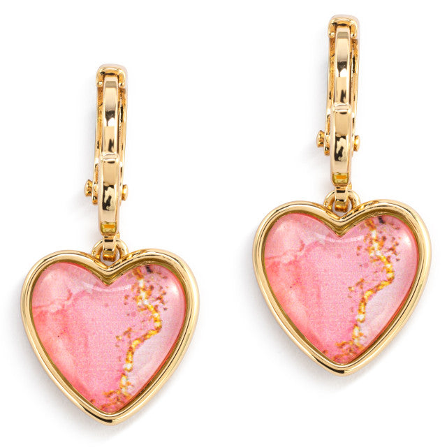 Art Heart Earrings- FINAL SALE