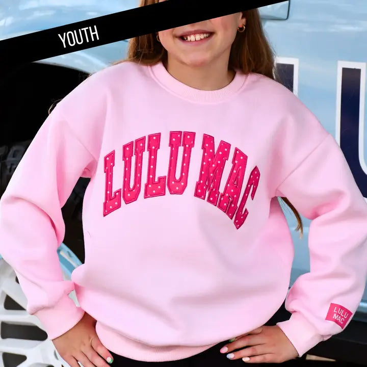 Lulu Mac Polka Dot Sweatshirt - Youth