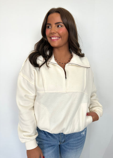 Cozy Feels Zip Up Pullover  **Final Sale**