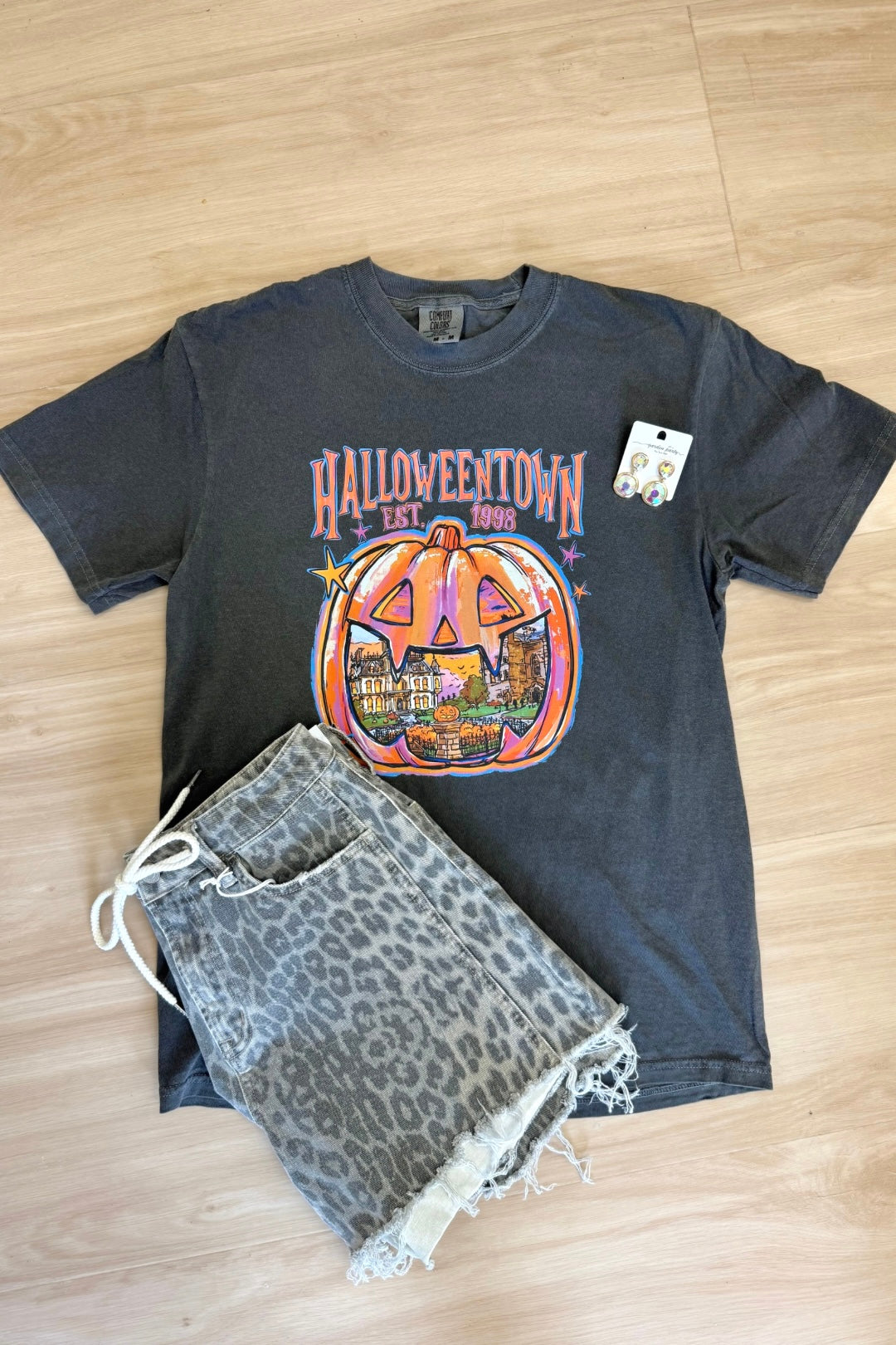 Halloweentown Comfort Colors Tee Pepper