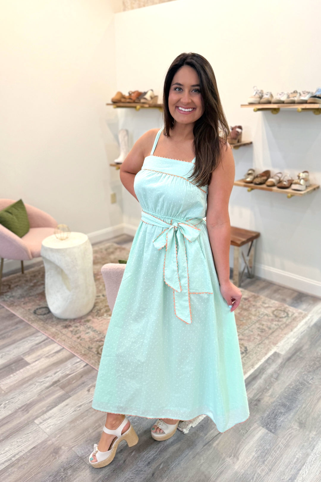 Mint To Be Midi Sundress