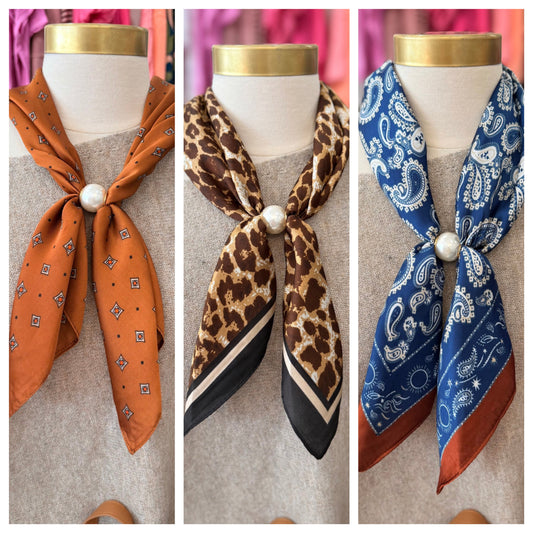 Pretty In Prints Scarf Necklace