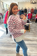 Scale Patterned Sweater  **Doorbuster**  (In-Store BF)