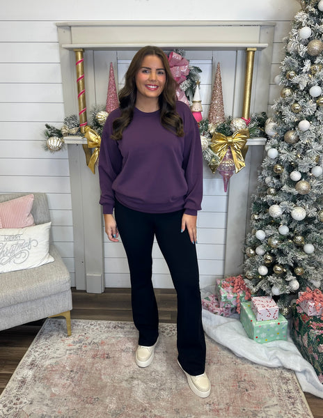 Sugar Plum Scuba Pullover