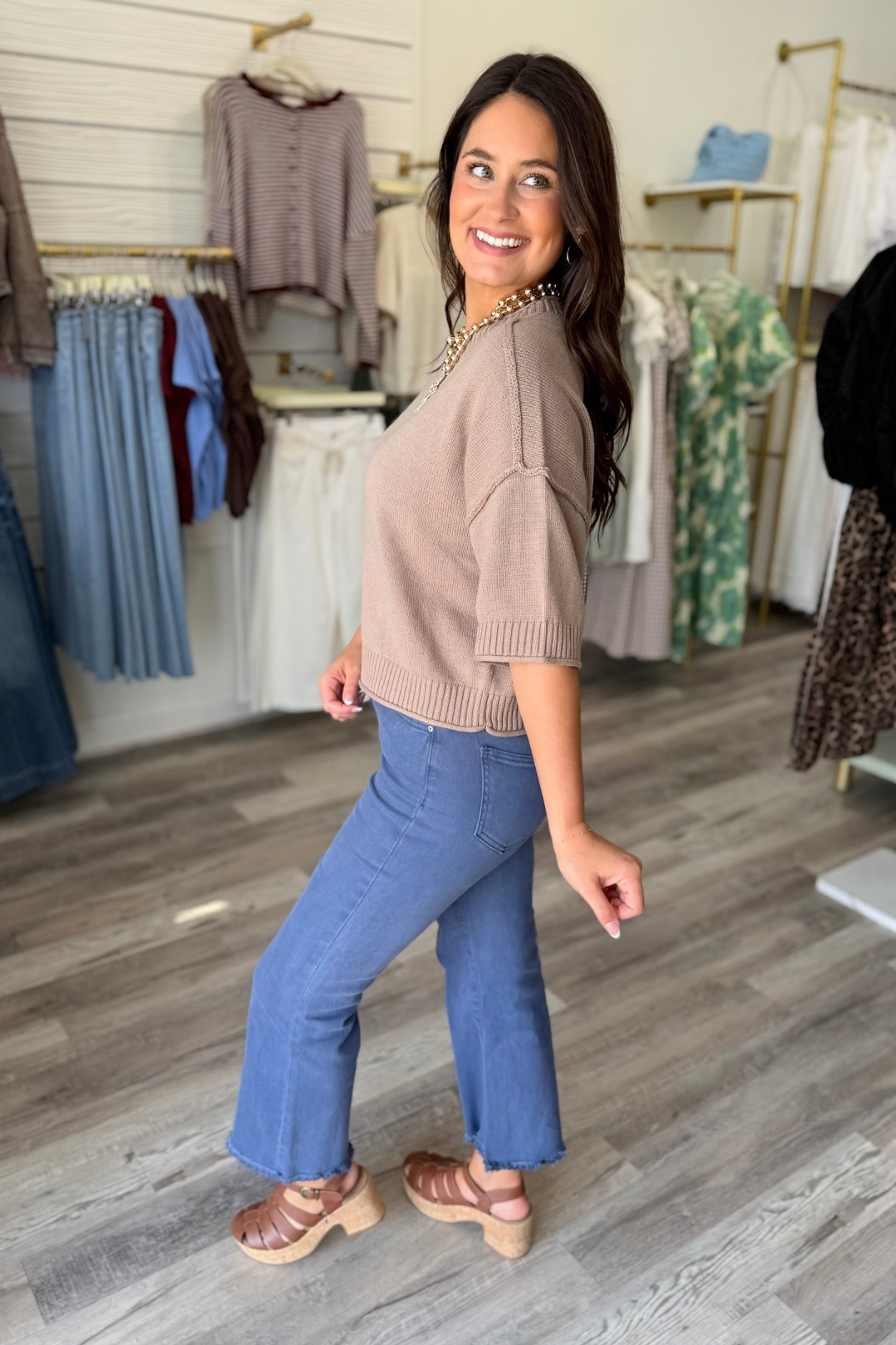 Relaxed Charm Sweater Top
