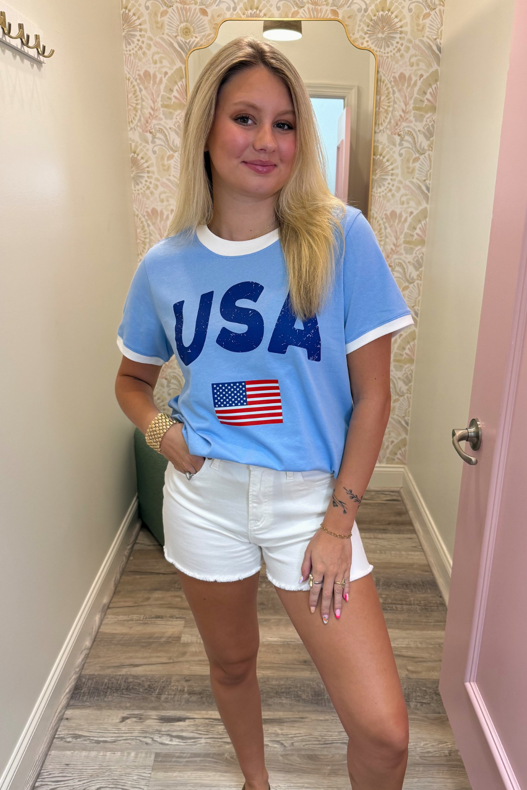 USA Flag & Freedom Tee