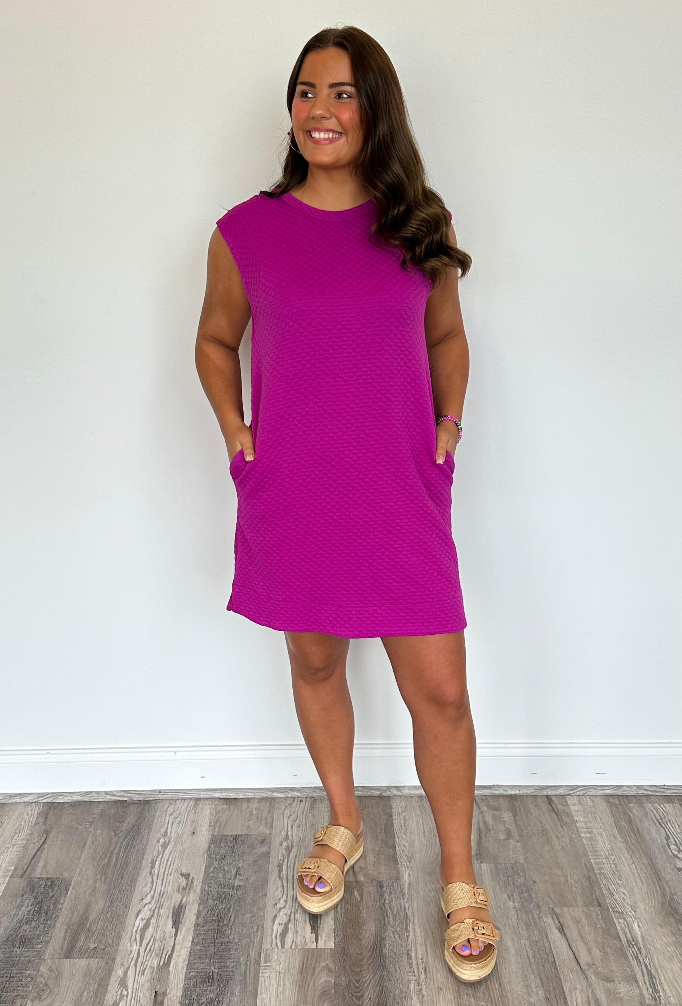 Magenta Vibes Dress  **Final Sale**