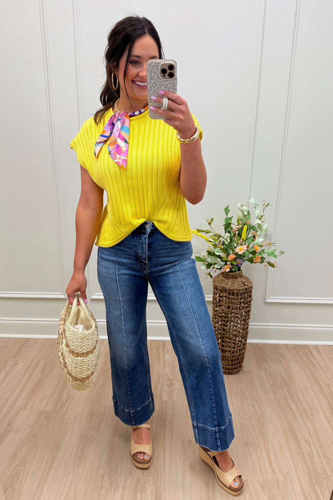 Sunshine Sweetheart Knit Top