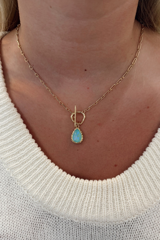 Teardrop Toggle Necklace