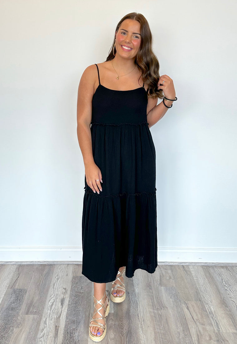 Midnight Gauze Maxi  **Final Sale**