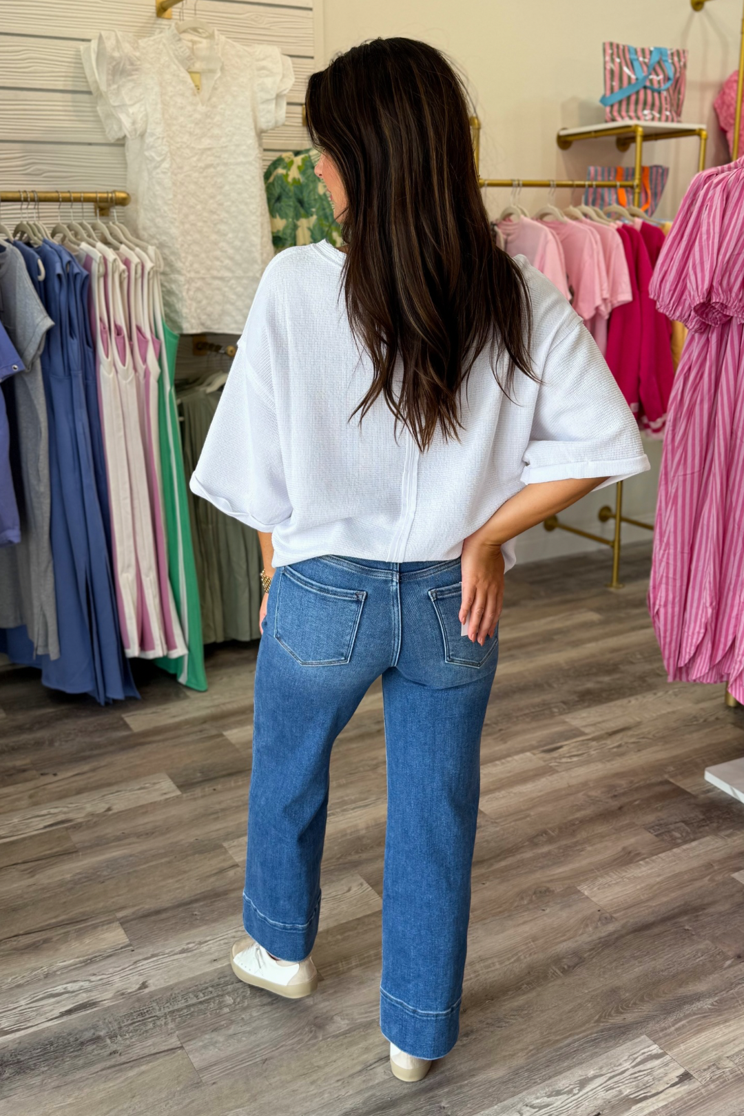 Flow Line Wide Jeans