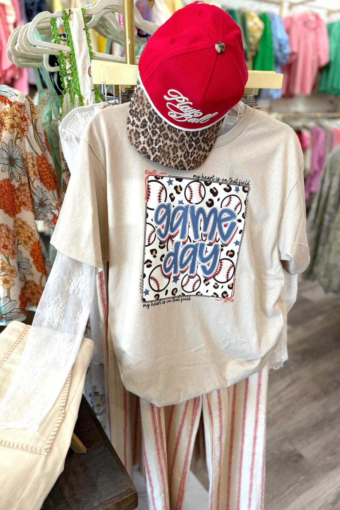 Gameday Baseball Babe Tee