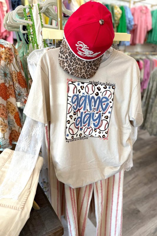 Gameday Baseball Babe Tee