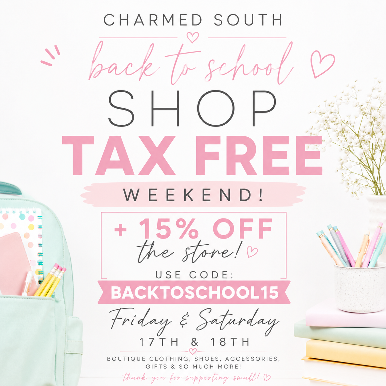 Back To School SALE