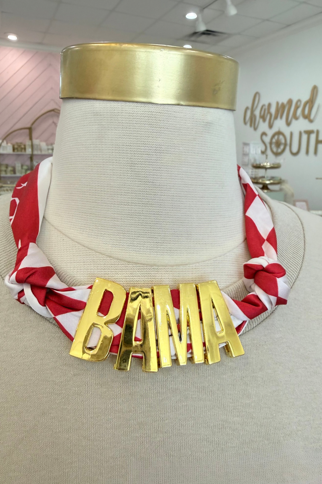 Bama Belle Scarf Necklace