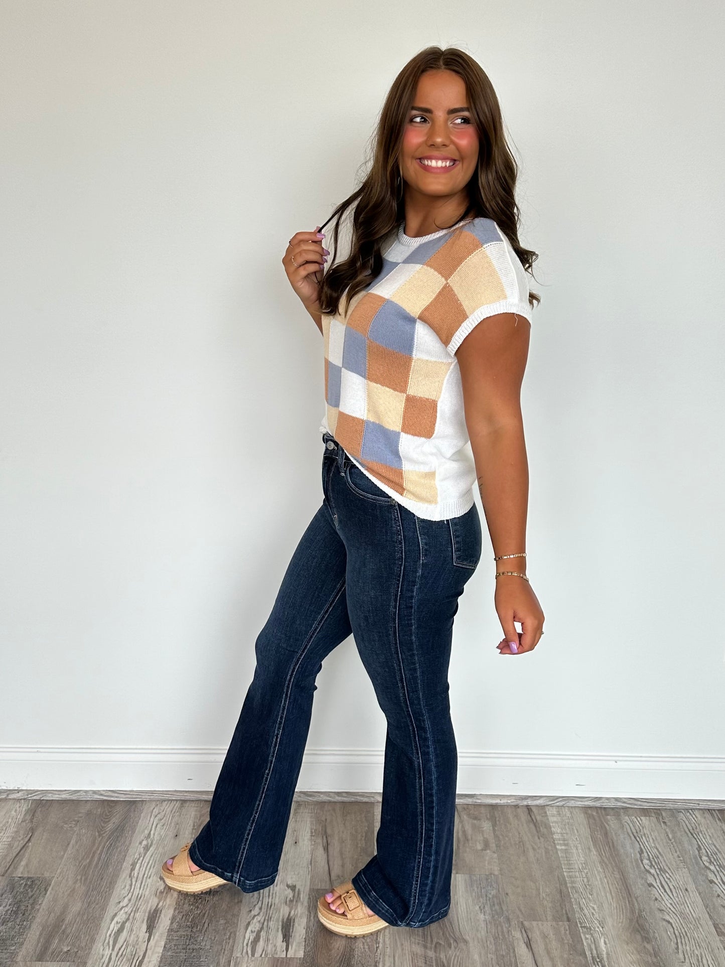 Judy Blue Angled Side Seam Detail Flare