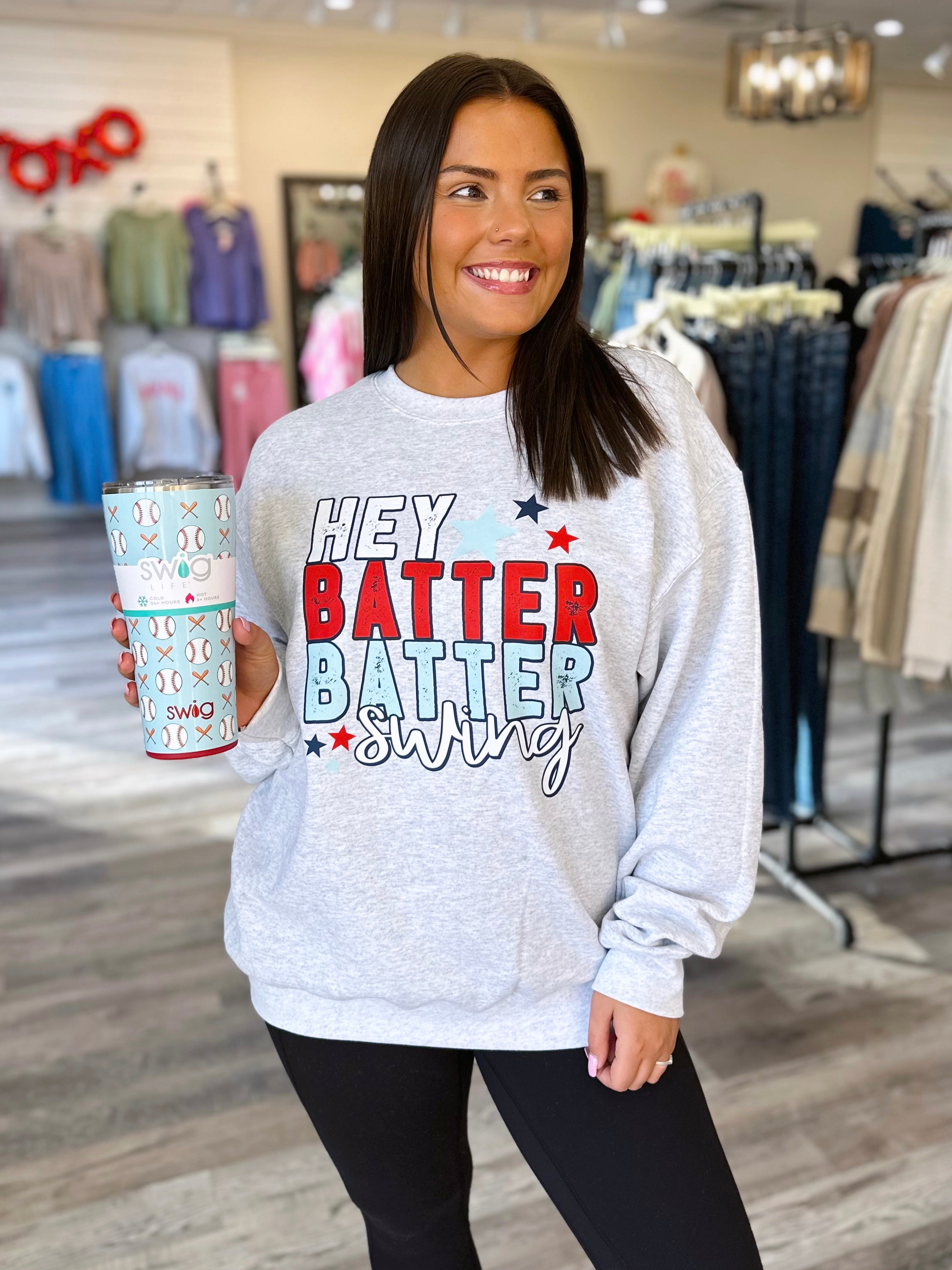 Hey Batter Batter Sweatshirt