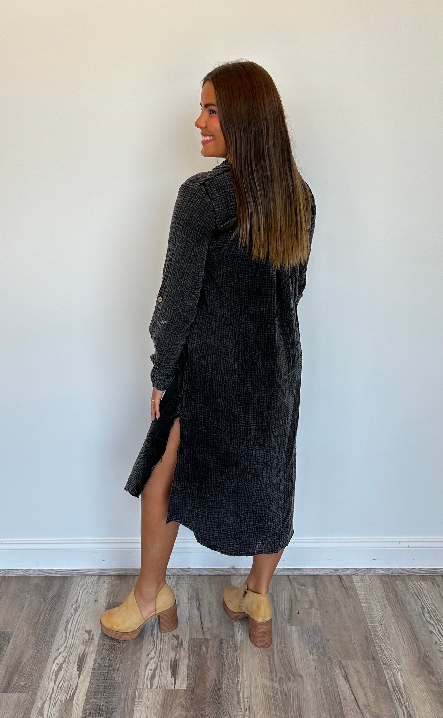 Endless Weekend Gauze Midi Dress  **Final Sale**