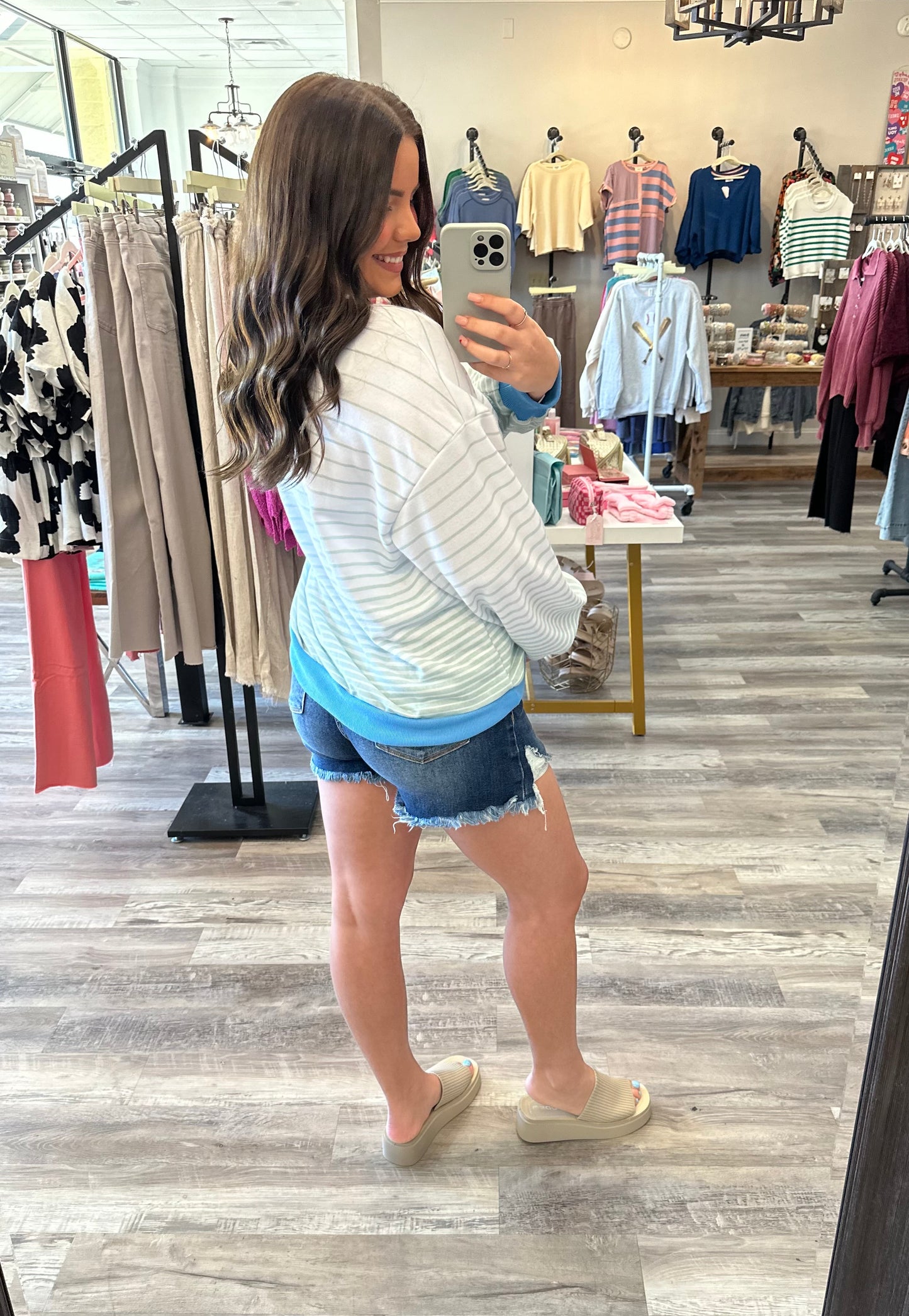 Simply Southern Striped Lake Pullover  **Final Sale**