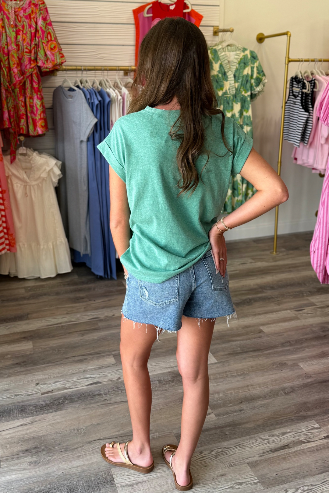 Live Wire Denim Shorts