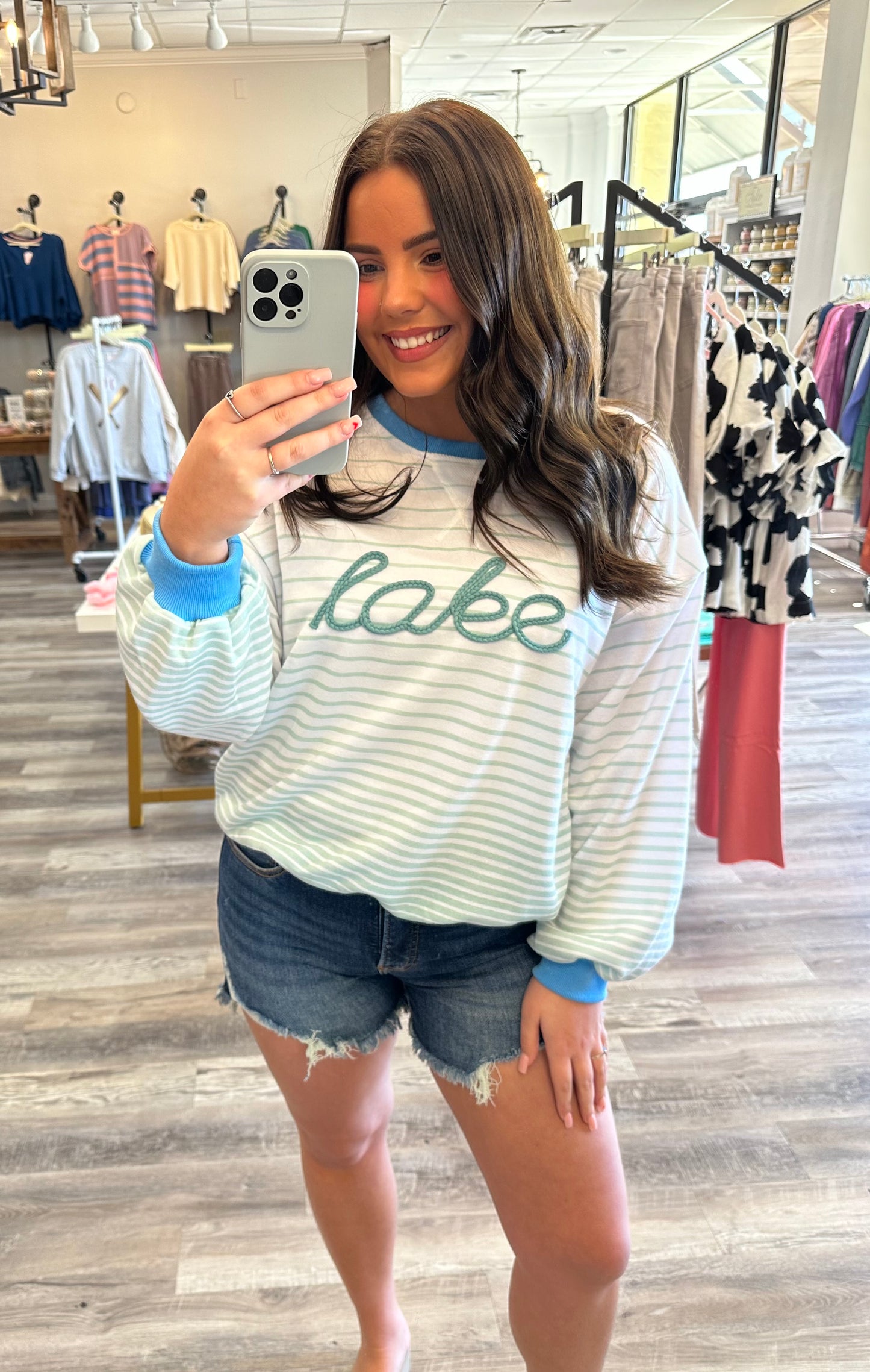 Simply Southern Striped Lake Pullover  **Final Sale**