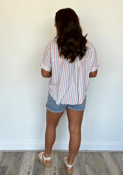 The Rebel Button Down Top