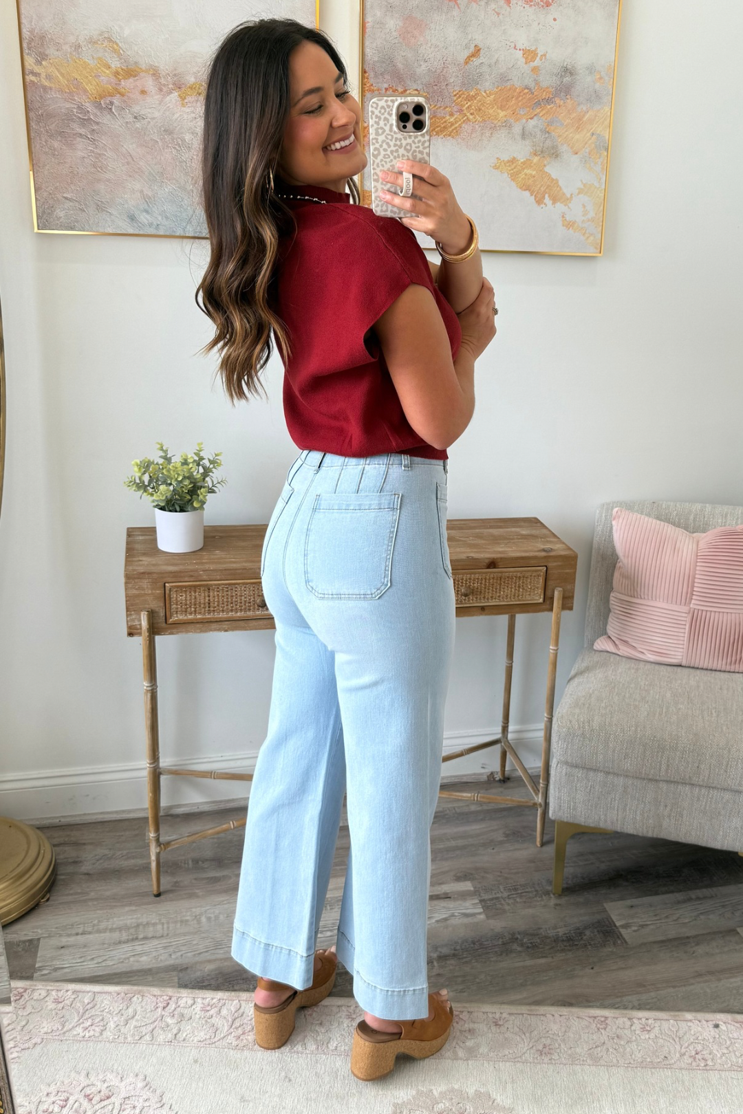 Blue Haze Denim Pants