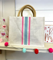 Fun Striped Gift Tote Bag