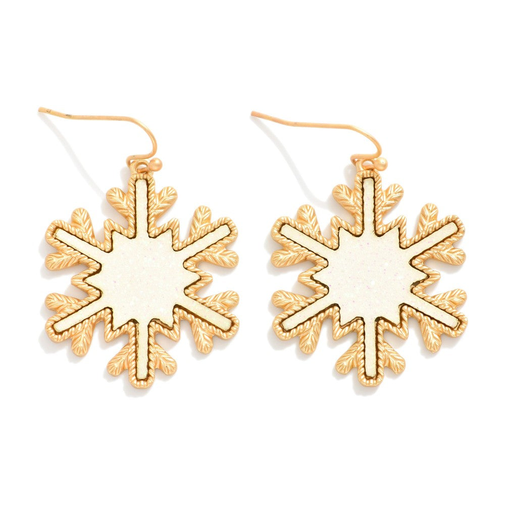 Glitterflake Dangle Earrings