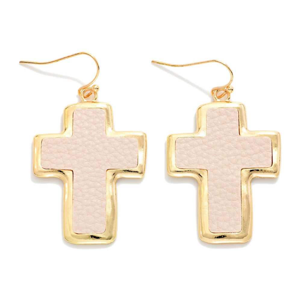 Wild Faith Cross Earrings