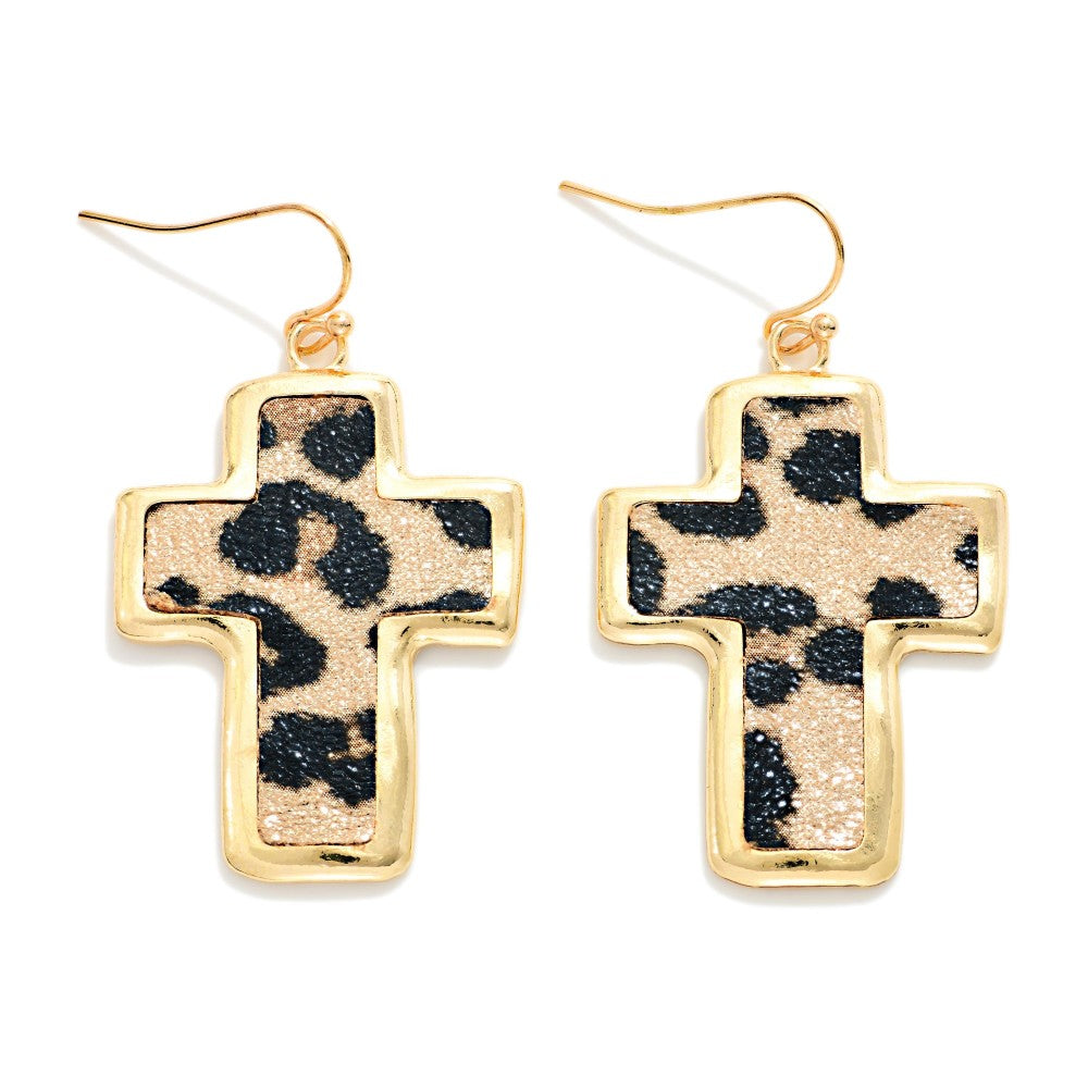 Wild Faith Cross Earrings