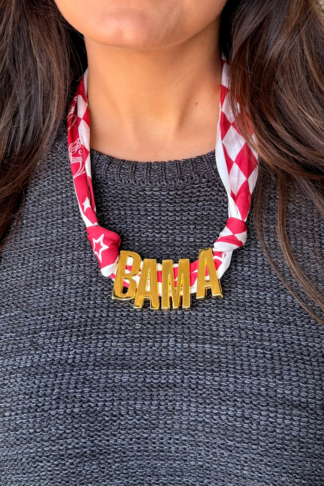 Bama Belle Scarf Necklace