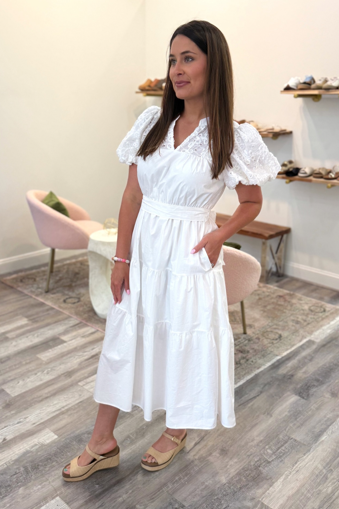 Vanilla Breeze Maxi Dress