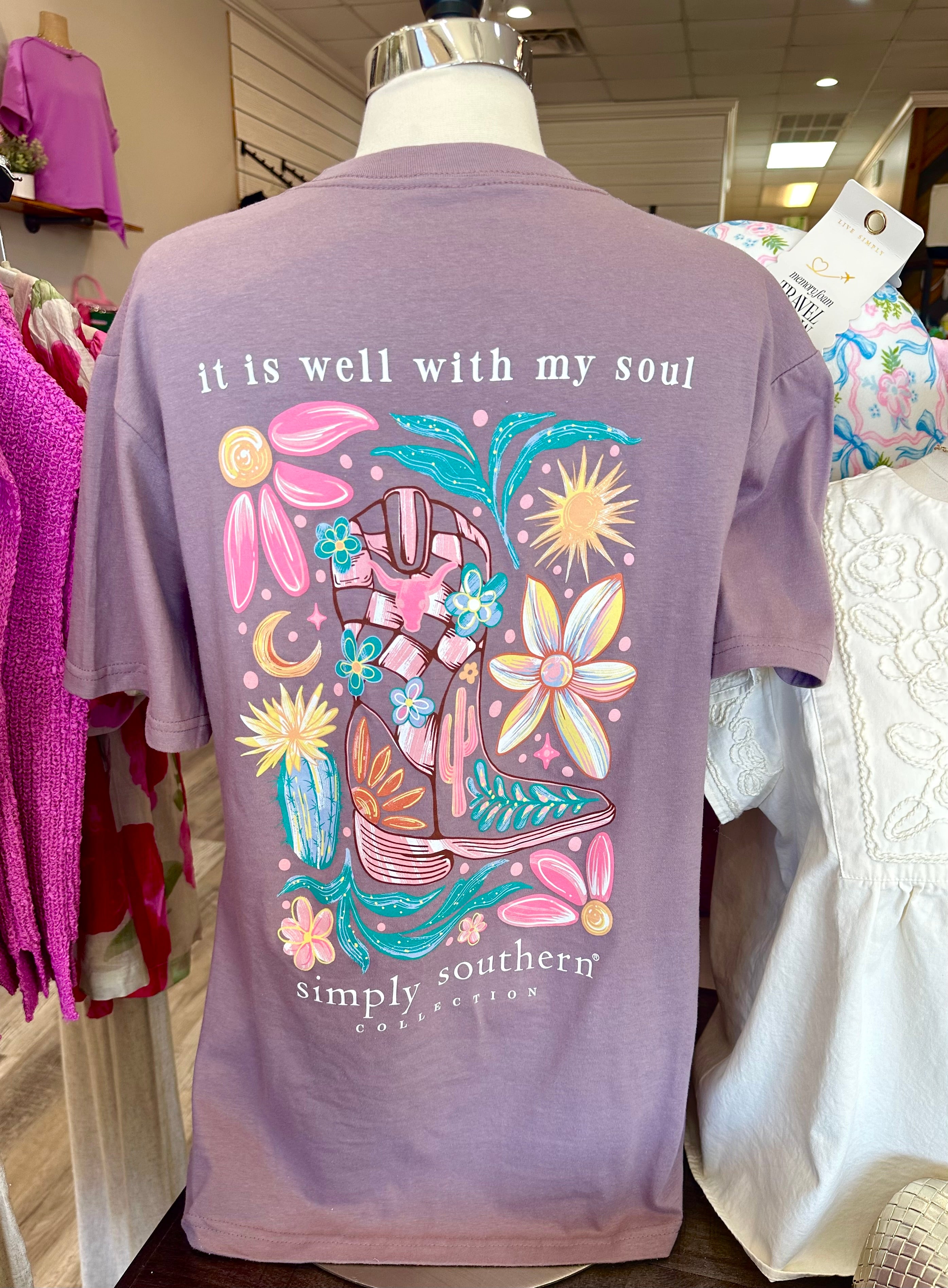 Simply Southern It Is Well With My Soul Tee