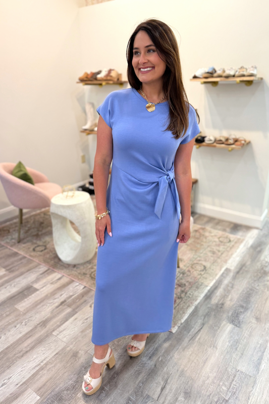 Blue Haven Tie Dress