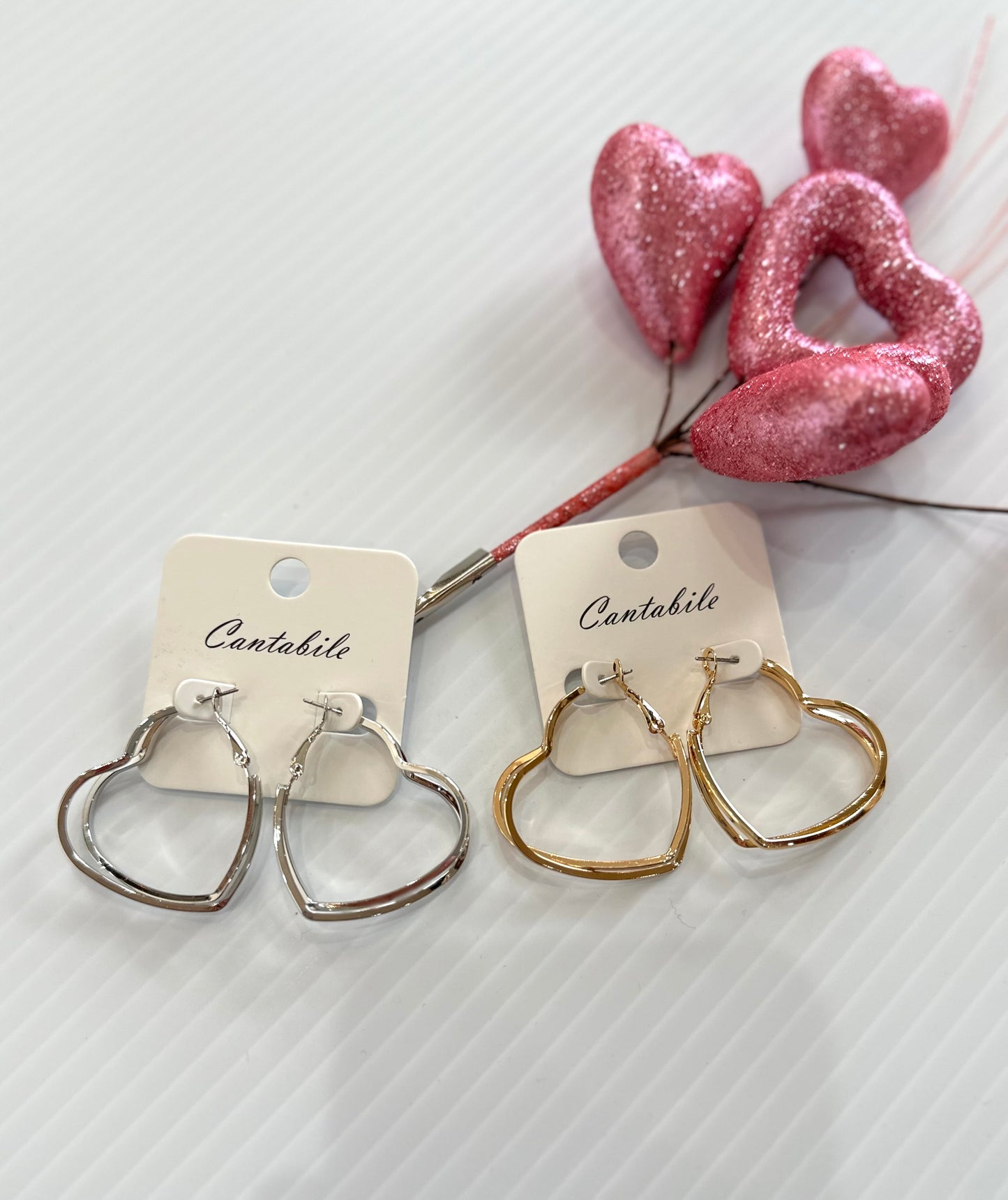 Open Your Heart Hoops- FINAL SALE