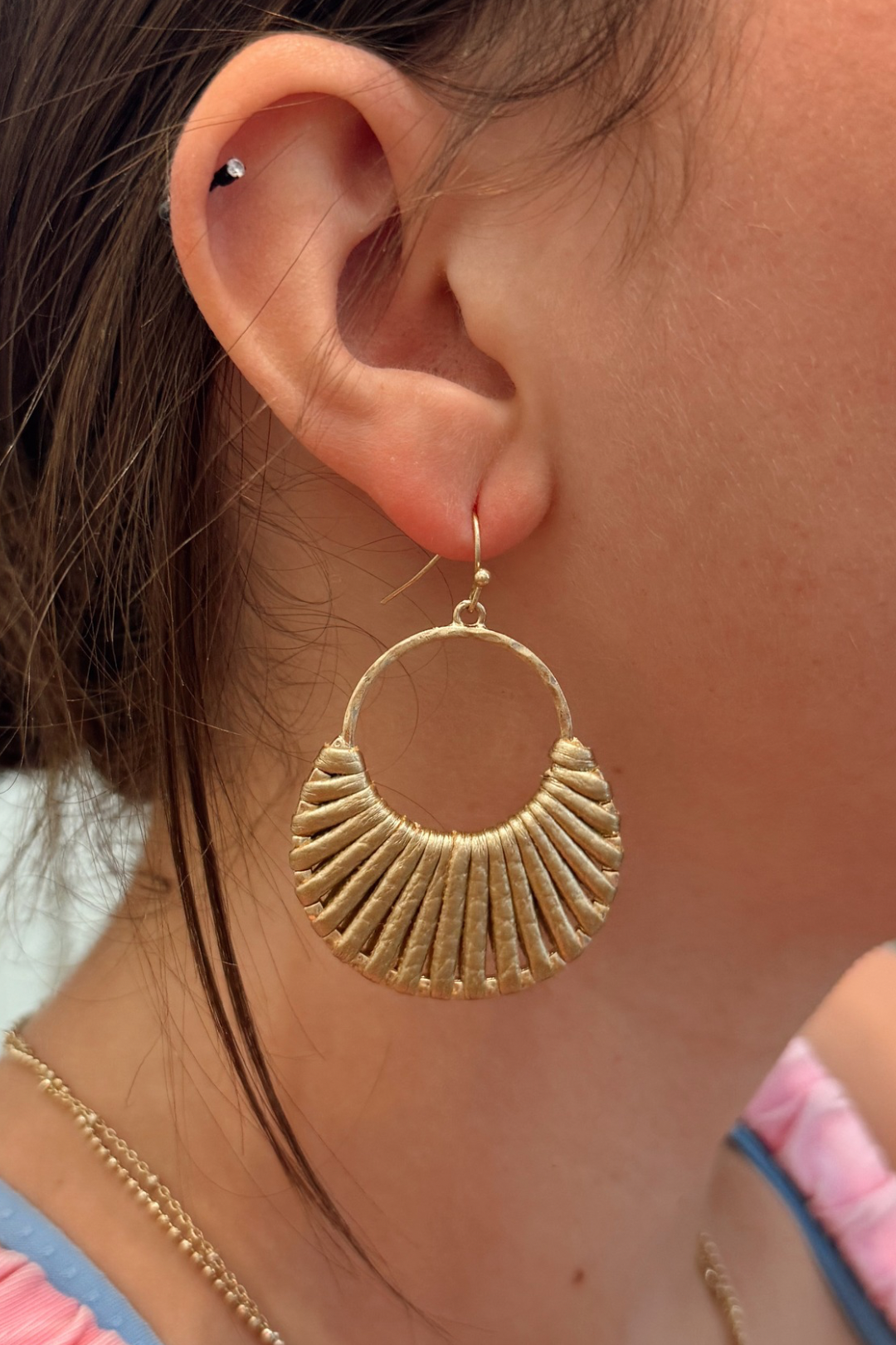 Golden Motion Earrings