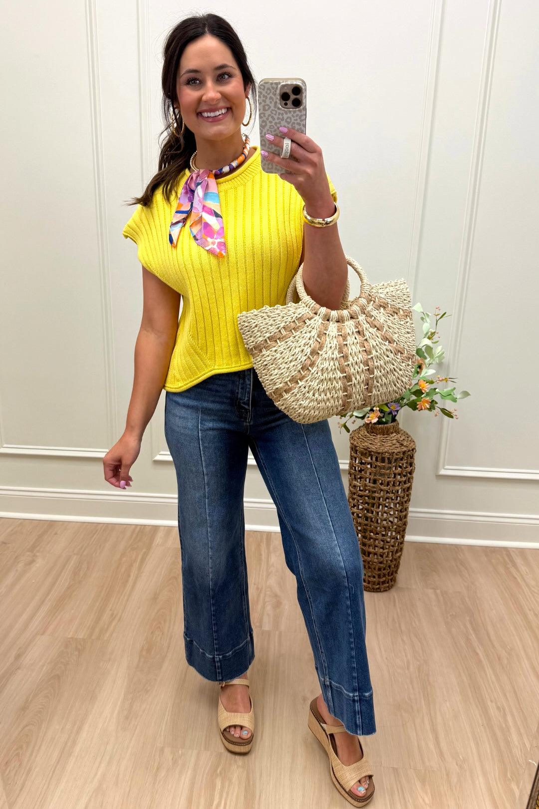 Sunshine Sweetheart Knit Top