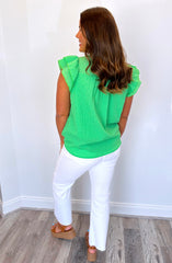 Whitney Crop Flare  **Final Sale**