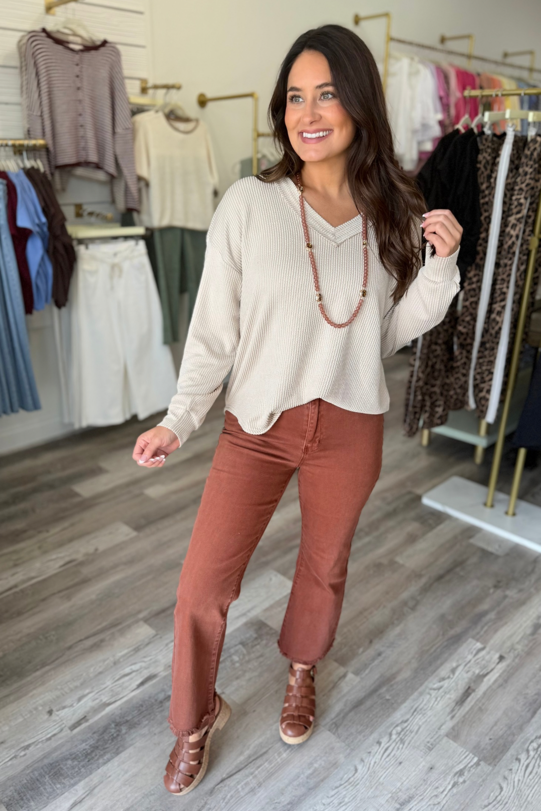 Almond Cream Top