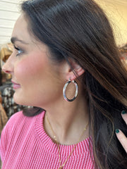 Chunky Brass Hoops