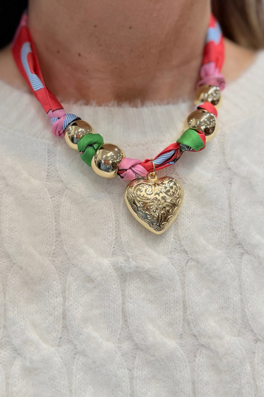 Pinky Promise Scarf Necklace