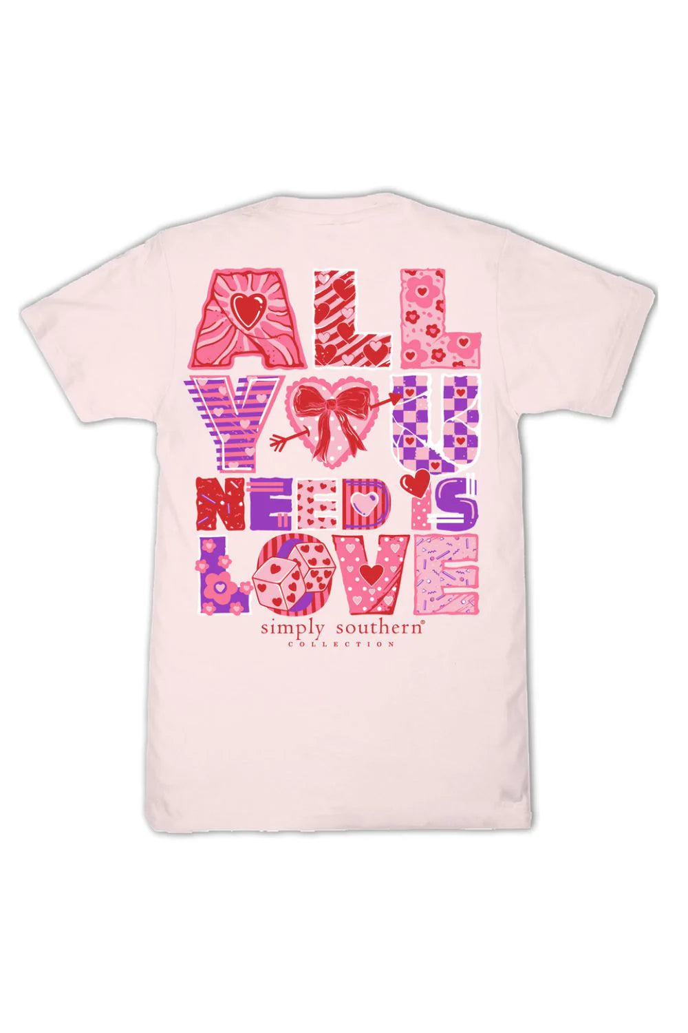 Simply Southern All You Need Is Love Tee **Final Sale**