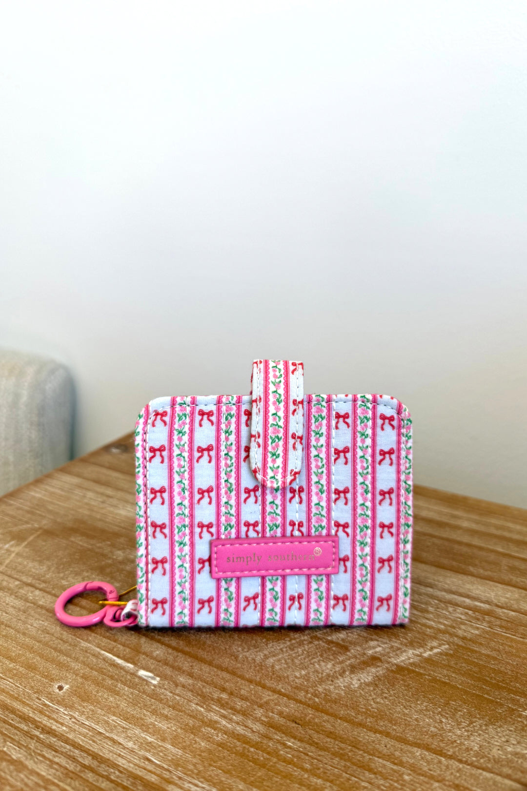 Bow & Blossom Quilted Wallet